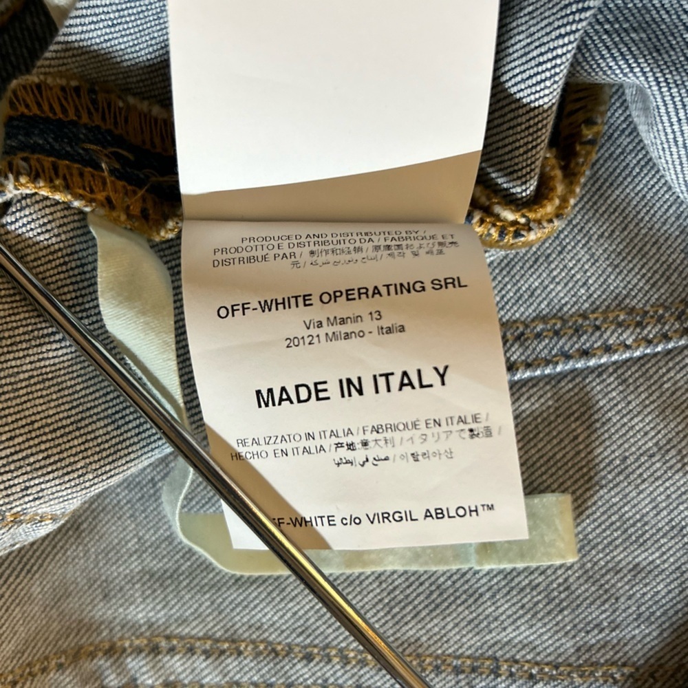 OFF-WHITE VIRGIL ABLOH OWW
Skinny Corset Jeans Bleach
Denim Blue 2013 in Sz 27 - Picture 5 of 9